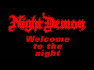 night demon - welcome to the night (2017) (official video)
